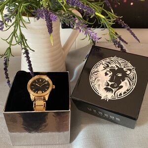 Versus Versace Gold Watch w/COA